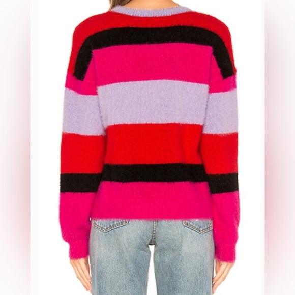 House of Harlow 1960 x REVOLVE Koons Sweater – Size L | Red, Hot Pink & Purple - Picture 2 of 10